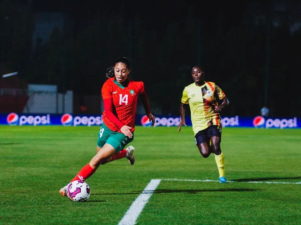 Yassmine Zouhir in Morocco vs Namibia game1