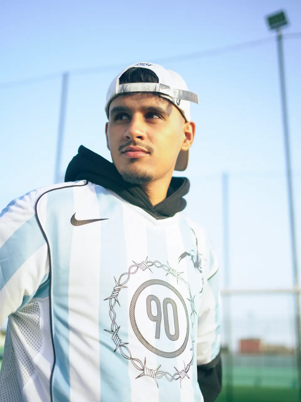 Ayuubfooty in nike90 shirt portrait